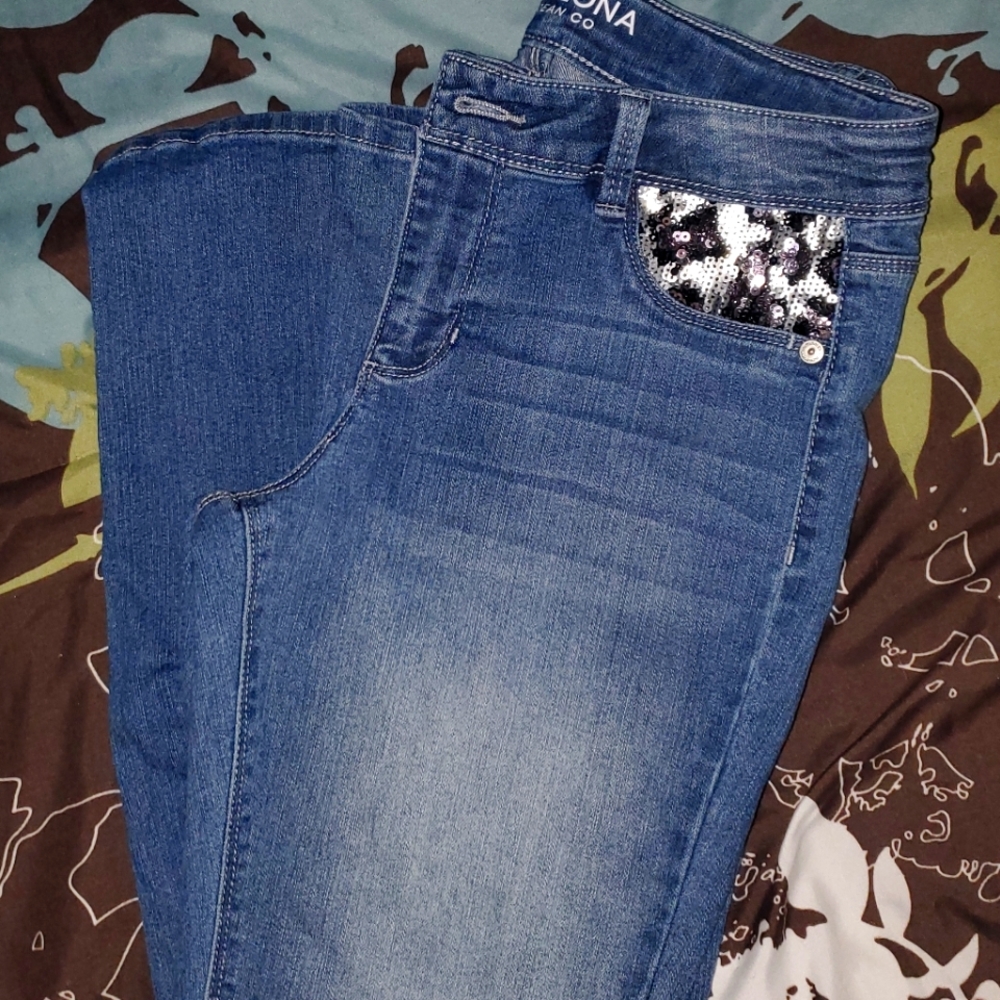 Girls Sequined Embellished Arizona Jeans